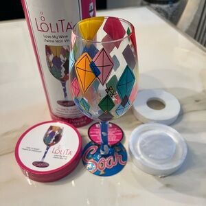 Lolita Multicolor Wine Glass